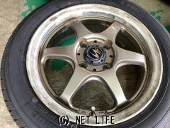 ホイール・タイヤ・14インチ中古S-HOLDブロンズスポーク4本Set