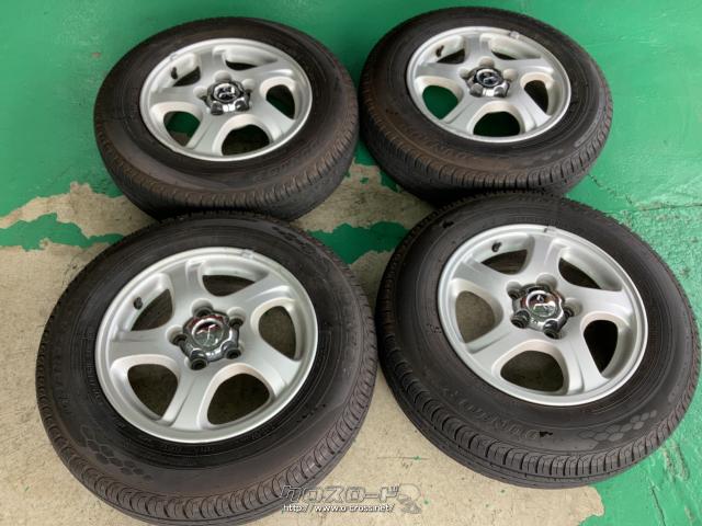 ホイール・タイヤ・15インチ中古ミツビシパジェロミニ純正アルミ4本 