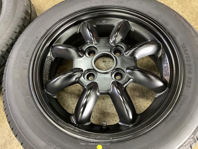 ホイール・タイヤ・14インチ【ブラック塗装】ミニライト4本Set新品