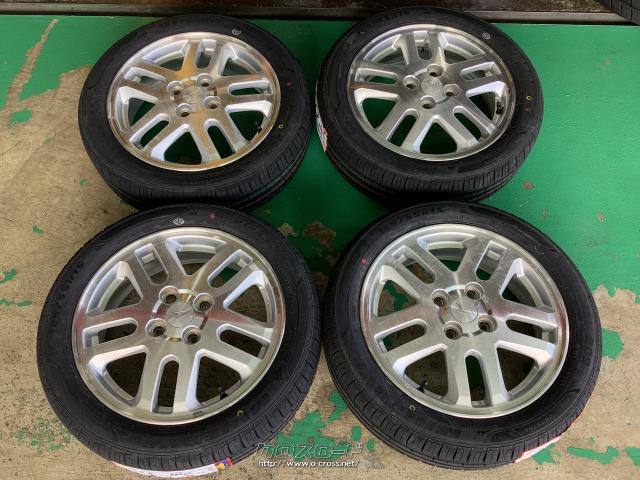 ホイール・タイヤ・15インチ中古ダイハツムーヴ純正アルミ4本Set k34