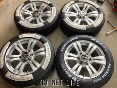 ホイール・タイヤ 17インチ中古ユーロデザインX4 ハイライダー4本set新品タイヤ