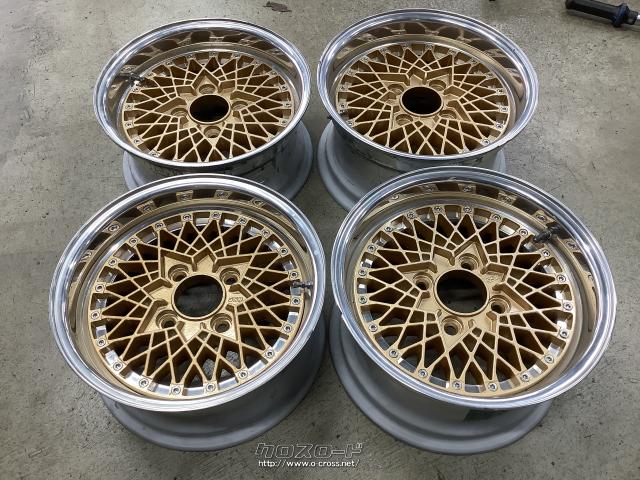 14インチホイール 4本セット メッシュアルミ ssr ボルク当時物旧車の 