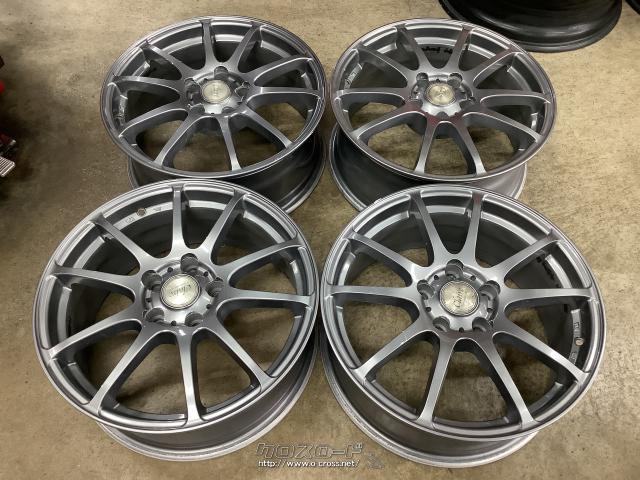 ホイール・17インチCLAIRE S10 ガンメタスポーク4本setJ75・ご成約
