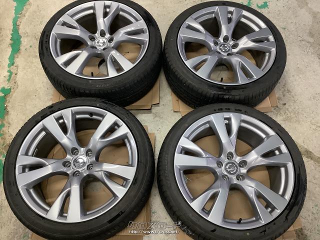 ホイール・タイヤ 20インチ中古日産フーガY51 純正アルミ4本Set中古バリ溝タイヤ J41