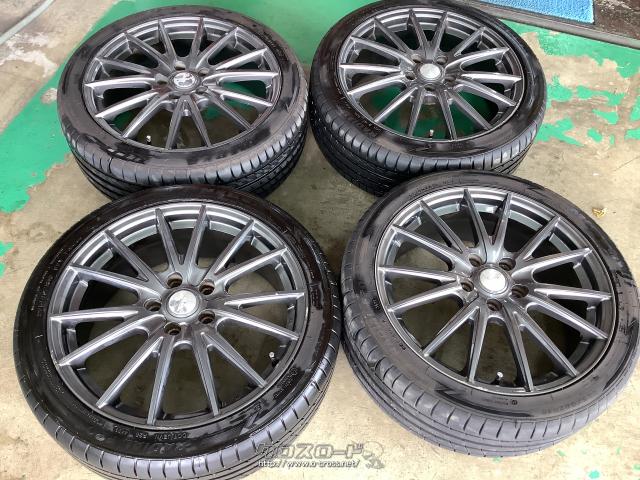 ホイール・タイヤ・18インチ中古VELVAスポルトII 4本SetJ75・ご成約