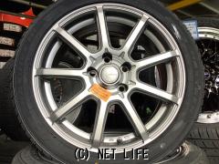トヨタ純正ホイール/GRASS SV 5スポーク ホイール グレー4本セット ホイール・タイヤ・17インチ特価販売YFC GRASS SV 4本Set新品タイヤ