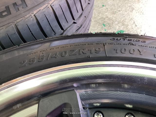 ホイール・タイヤ 19インチWORKジーストZE3 4本se4tバリ溝タイヤJ68