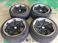 ホイール・タイヤ 19インチWORKジーストZE3 4本se4tバリ溝タイヤJ68