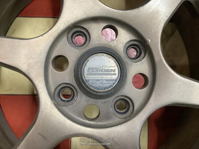 ホイール・15インチ中古5ZIGEN(ブロンズ)4本セットK61・ご成約