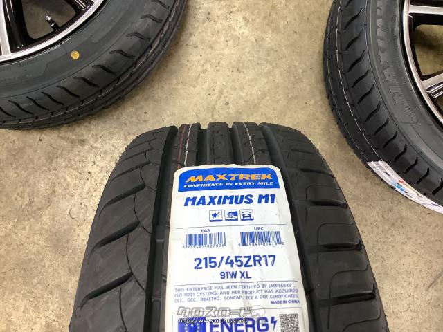 ホイール・タイヤ・17インチ良品スポルトクローネ 4本set新品タイヤ