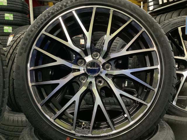 18インチ　タイヤホイール4本セット　メッキナットもセット プレシャス HM-1 18インチ タイヤホイール4本セット メッキナットもセット