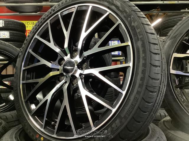 18インチ　タイヤホイール4本セット　メッキナットもセット プレシャス HM-1 18インチ タイヤホイール4本セット メッキナットもセット