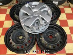 16インチ スチールホイールとホイールカバーセット　トヨタライズ新品 ホイール・16インチトヨタライズ純正スチールホイール4本set