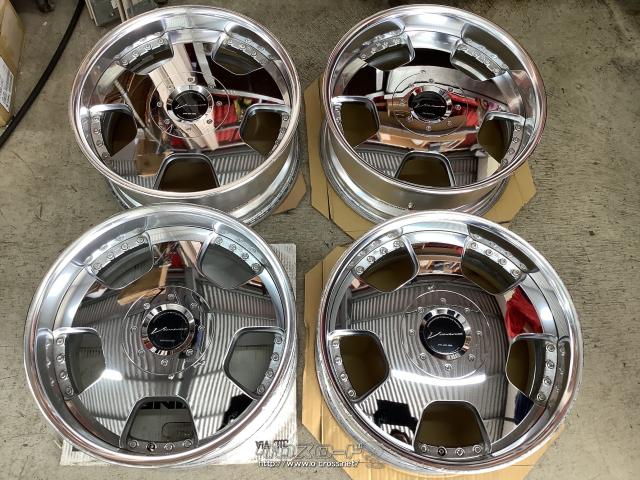 ホイール 18インチ中古SSR ビエナDISH2メッキ4本set J79
