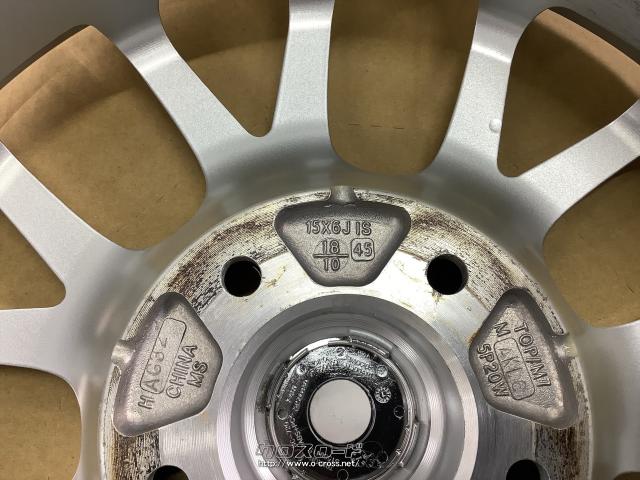 ホイール・15インチ美品ブリヂストンホイール トップラン 4本Set J86