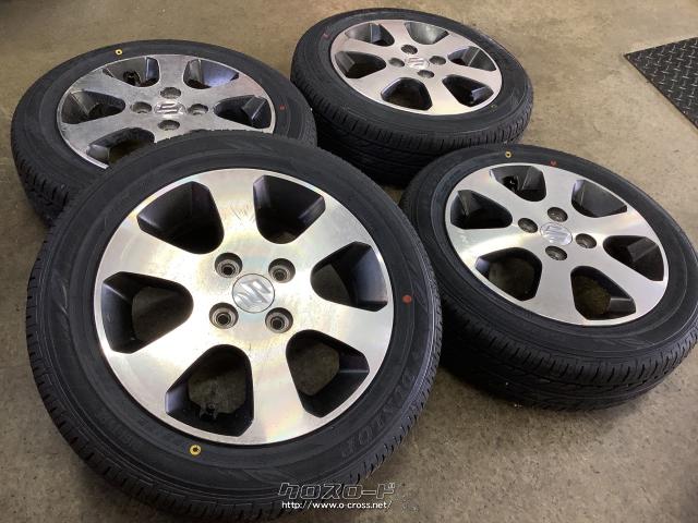 ホイール・タイヤ・14インチ中古スズキワゴンR純正4本Set新品タイヤK35 
