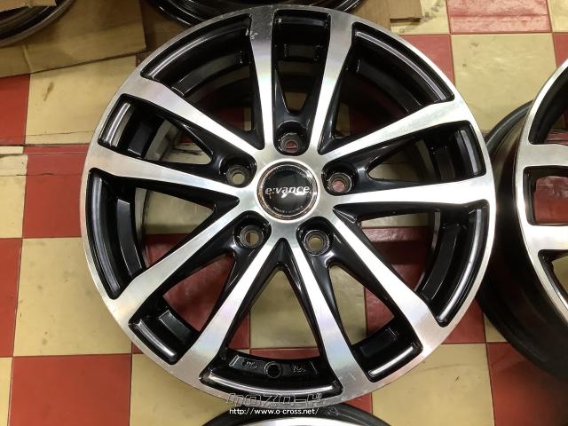 ホイール・15インチ中古エヴァンスHA-1 4本Set J75・ご成約・ホイール 