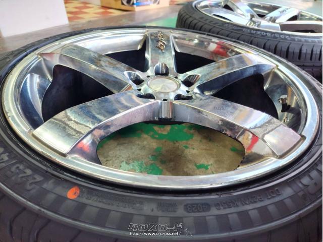 ホイール・タイヤ・19インチ中古ラグジーヘインズ4本Set新品タイヤJ64