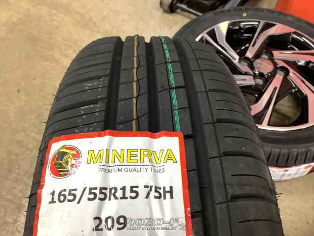 ホイール・タイヤ・15インチタントカスタムRS純正アルミ4本set新品