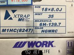 ホイール 18インチ新作WORK XTRAP M1HC 4本SET