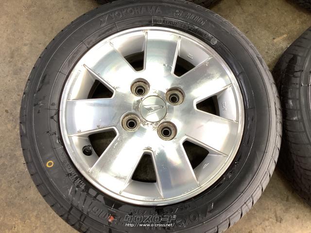 ホイール・タイヤ・13インチ中古ダイハツアトレー純正アルミ4本Set新品