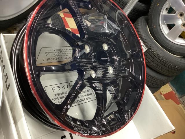 ホイール・タイヤ・15インチ新品特価Gスピード P06(RED)4本set新品