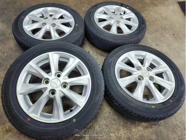 ホイール・タイヤ・14インチ中古三菱EKスペース純正アルミ4本Set新品