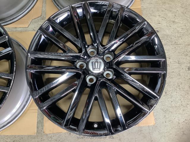 ホイール・18インチ中古クラウン210系ブラックスパッタリング純正