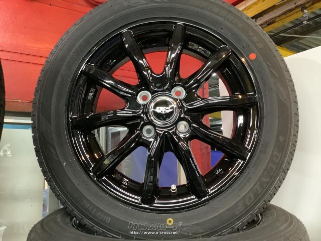 ホイール・タイヤ・14インチ新品WEDS テッドSH(BK)4本Set新品タイヤ 