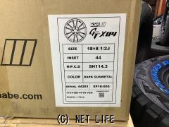 ホイール 18インチ新品SSR GTX04ダークガンメタ4本setJ75