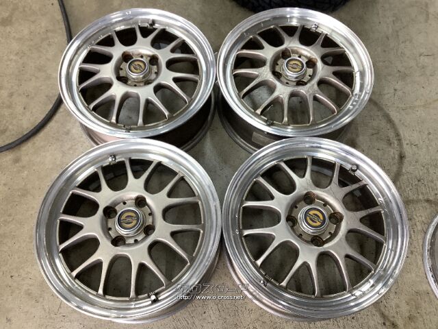 ホイール・15インチ中古クリムソンレーシングスパルコSPARCO15×5.5+ 
