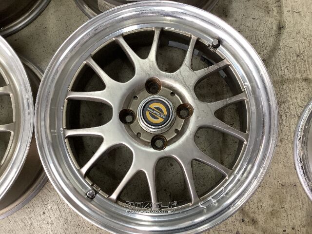 ホイール・15インチ中古クリムソンレーシングスパルコSPARCO15×5.5+ 