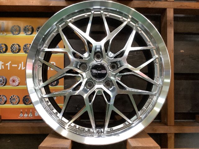 ホイール・18インチ新作プレシャスAST-M5（ハイパーシルバーP）4本set