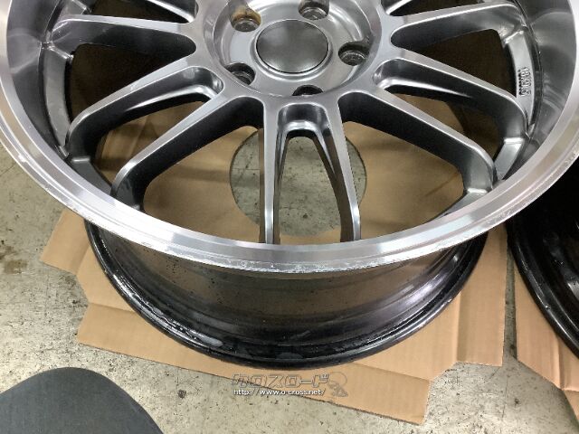 ホイール 18イン中古深リム ツイン 7スポークホイール4本Set J81