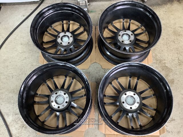 ホイール 18イン中古深リム ツイン 7スポークホイール4本Set J81