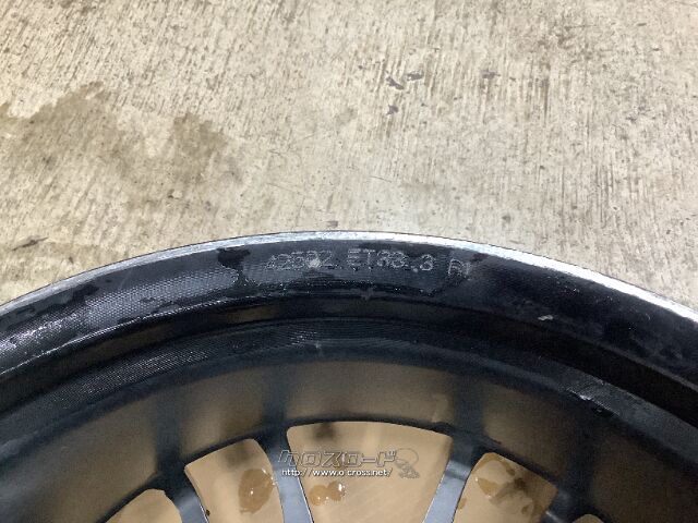 ホイール 18イン中古深リム ツイン 7スポークホイール4本Set J81