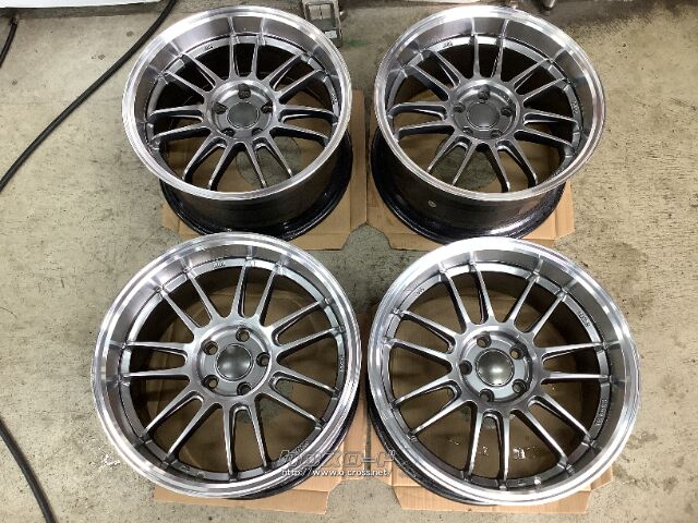 ホイール 18イン中古深リム ツイン 7スポークホイール4本Set J81