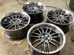 ホイール 18イン中古深リム　ツイン　7スポークホイール4本Set　J81