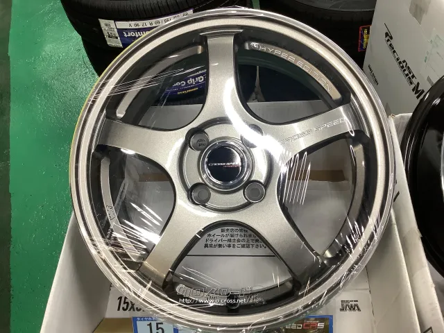 ホイール・タイヤ・15インチ新品クロススピードCR5（ブロンズ）4本set 