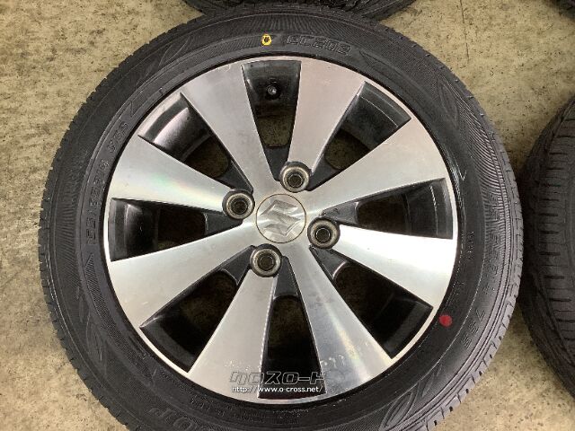 ホイール・タイヤ・14インチ中古スズキワゴンRスティングレー純正
