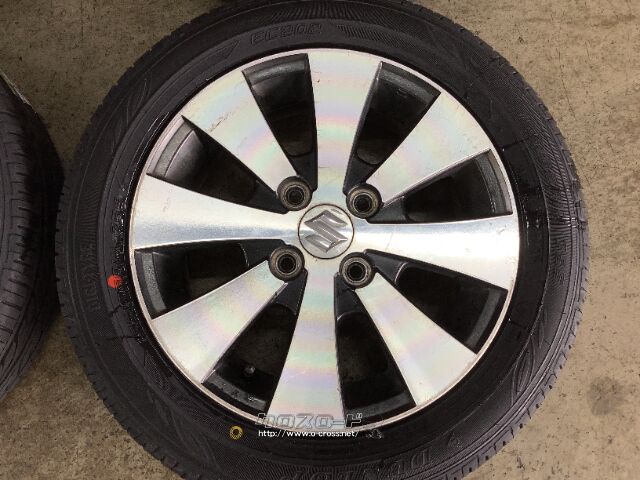 ホイール・タイヤ・14インチ中古スズキワゴンRスティングレー純正
