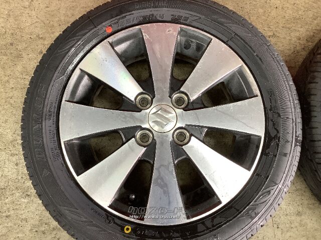 ホイール・タイヤ・14インチ中古スズキワゴンRスティングレー純正 