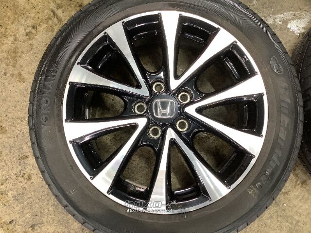 ①248様　ホンダ　RK5 ステップワゴン 後期 純正 ホイール2本セット タイヤ付き純正ホイール4本セット ステップワゴンスパーダ RK5 17×6J +