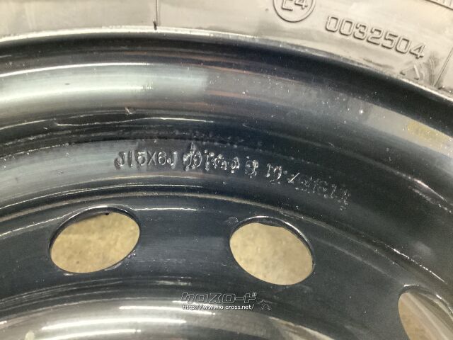 中古スチールホイール15X6.0　ハイエース純正　4本セット 激安 中古 4本セット】 トヨタ ハイエース 100系/4WD 純正