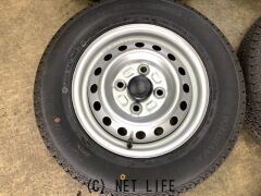 ホイール・タイヤ・12インチ新車外しダイハツハイゼット純正スチール 4