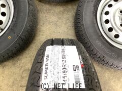 ホイール・タイヤ・12インチ新車外しダイハツハイゼット純正スチール 4