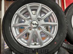 ホイール・タイヤ 13インチ新品Weds シークレットSH(シルバー)4本set新品タイヤ