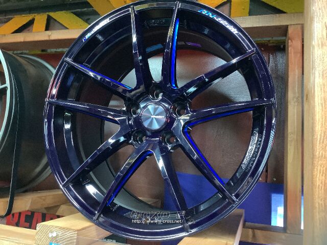 WedsSport ウェッズスポーツ RN-55M ブラック 18インチ 4本 美品 バリ溝】WEDS ウェッズスポーツ RN-55M 18in 8J 8.5J +45