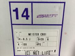 ホイール 14インチ特価WORK　マイスターCR01（HPG）4本set