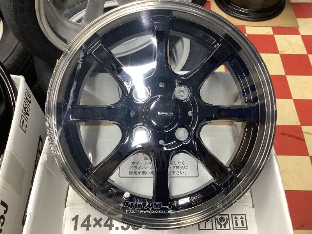 ホイール・タイヤ 14インチ新品Gスピード P- 08 4本Set新品タイヤ